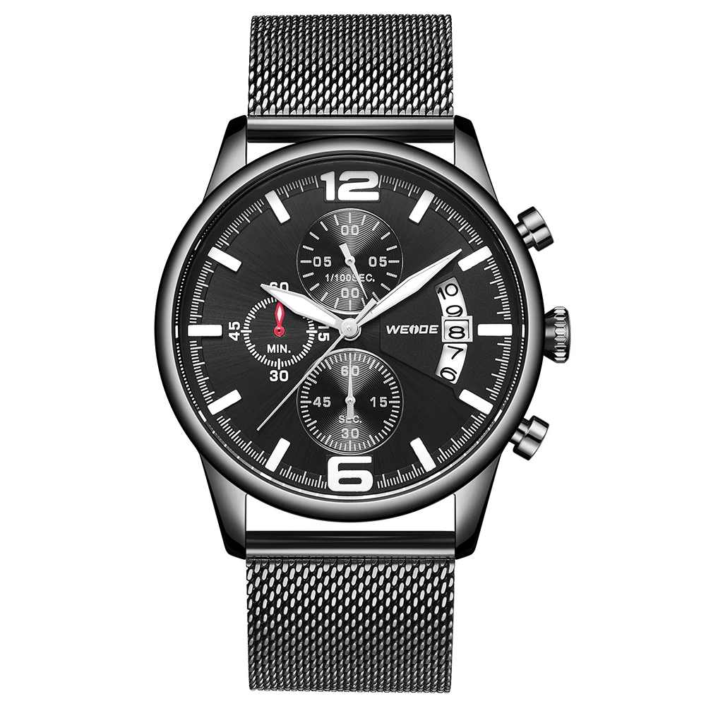 
Ultra Thin Brand Luxury Watch WEIDE Unisex Replacement Band Fashion Chronograph In Stock Wholesale Waterproof Wrist Watches 