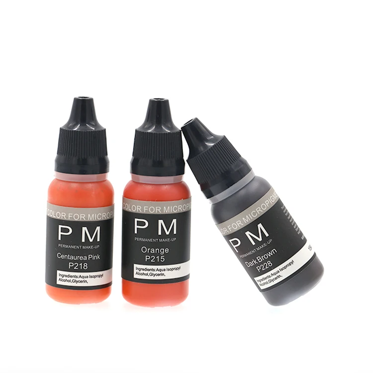 PM бренд волос кожи головы микропигментация пигментная пудра мазки Перманентный макияж чернила татуировки чернила