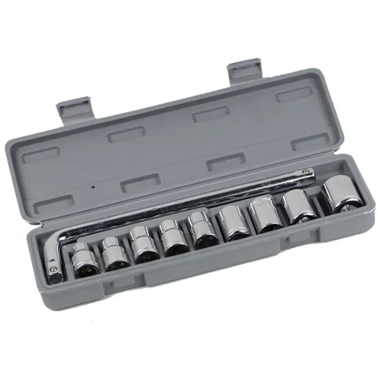 new 10pcs 40PCS 1/4 3/8 socket wrench set SAE Metric combination set Cr-V Steel Combination Wrench Socket Set other hand tools