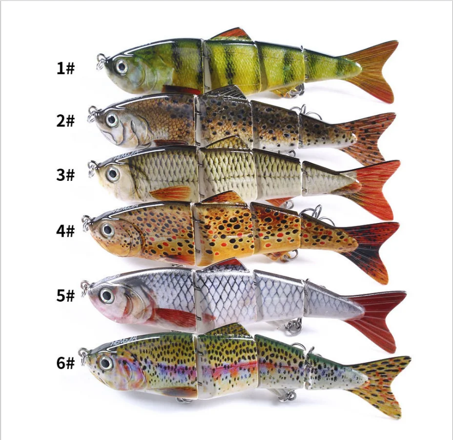 
BK-JM022 12cm Fishing Lure Multi Jointed Hard Bait Lifelike joint bait Wobblers Sinking Swimbait Fishing Lure Crankbait 