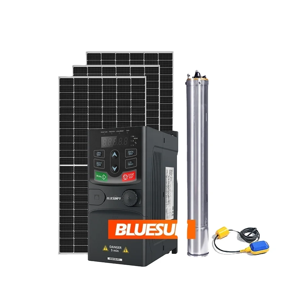Bluesun Solar water pump system  for Agricultural irrigation customizable solar water pump