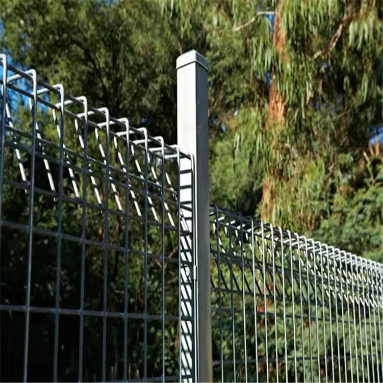 Factory supply green pvc powder coated welded wire panel brc fence for garden