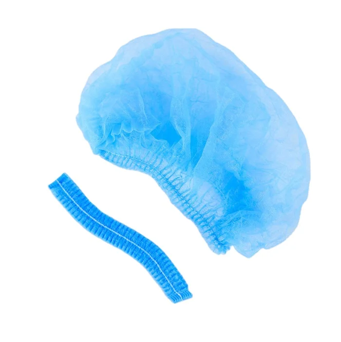 Food Processing Medical Hygiene Rule Disposable Cap Nonwoven Hair net Surgical Mob Clip Cap