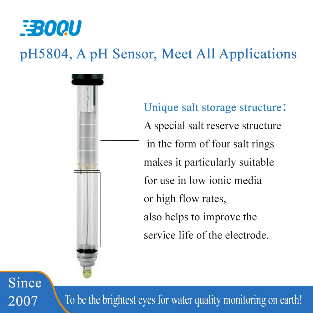 High temperature high pressure pH sensor 135 degree 13 bar for Biopharmaceutical