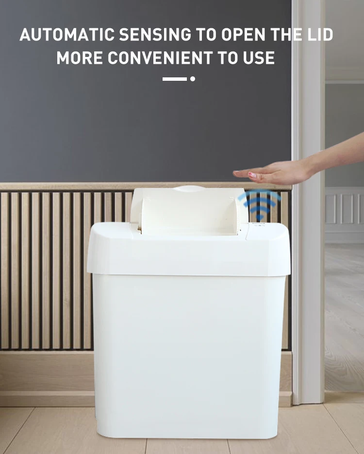 American in stock toilet dust bin papelera large garbage bins bathroom step and touchless smart trash can with sensor