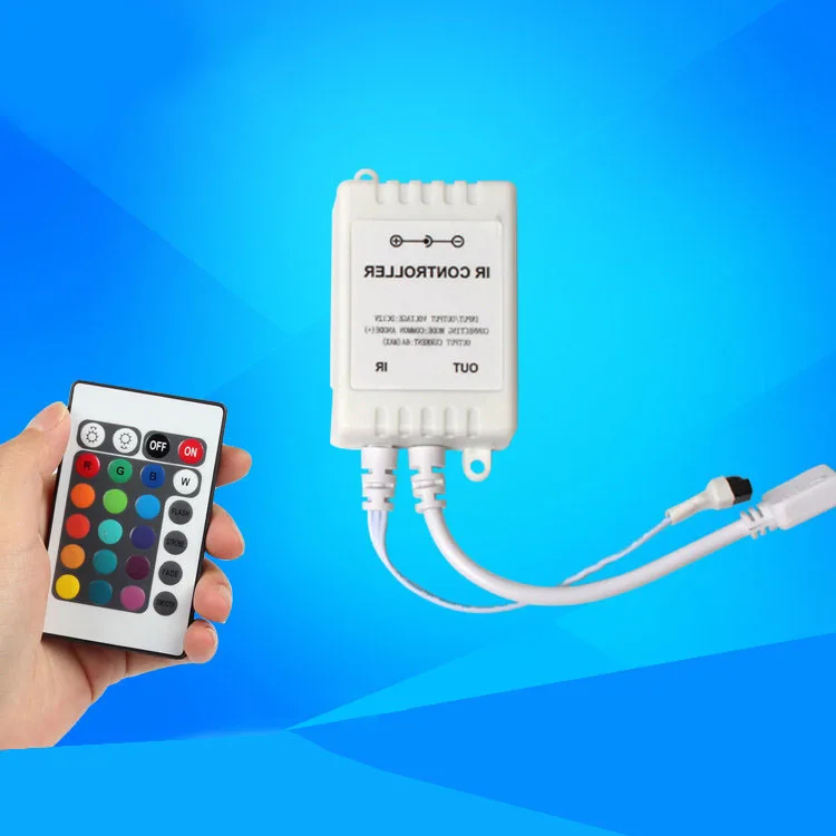 
Good Quality factory price IR RGB 72W remote controller for led strip 