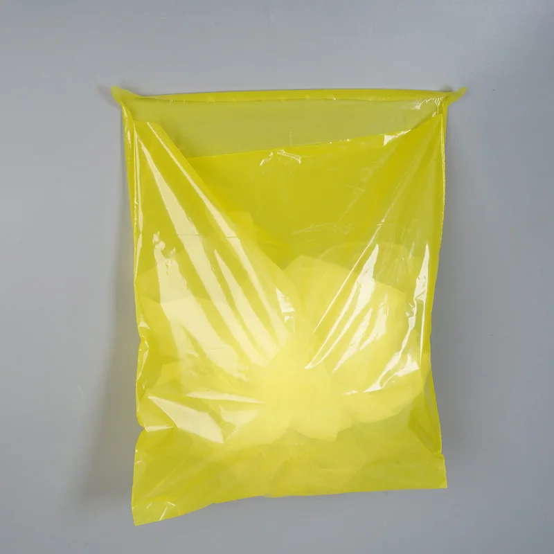 Custom Reclosable Self-adhesive LDPE Plastic Bag Medical Biosafety Biohazard Specining Medicine