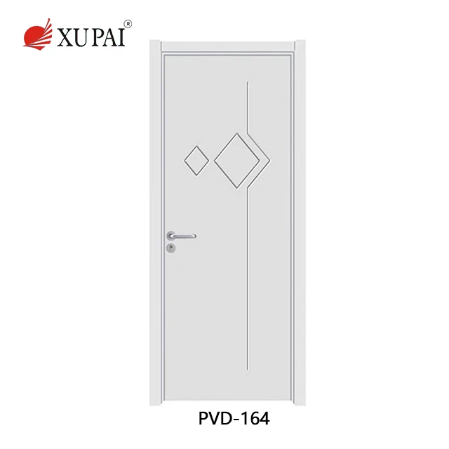 Hot sale pvc bathroom doors cheap upvc doors white upvc front door
