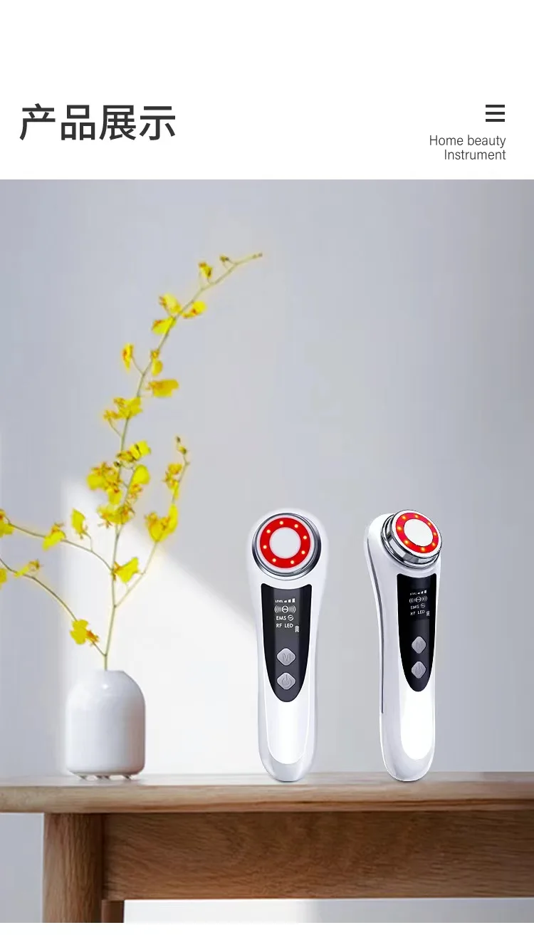 Manufacturers cheap wholesale household portable mini ems lift anti-wrinkle rf beauty device face cleaning massage device