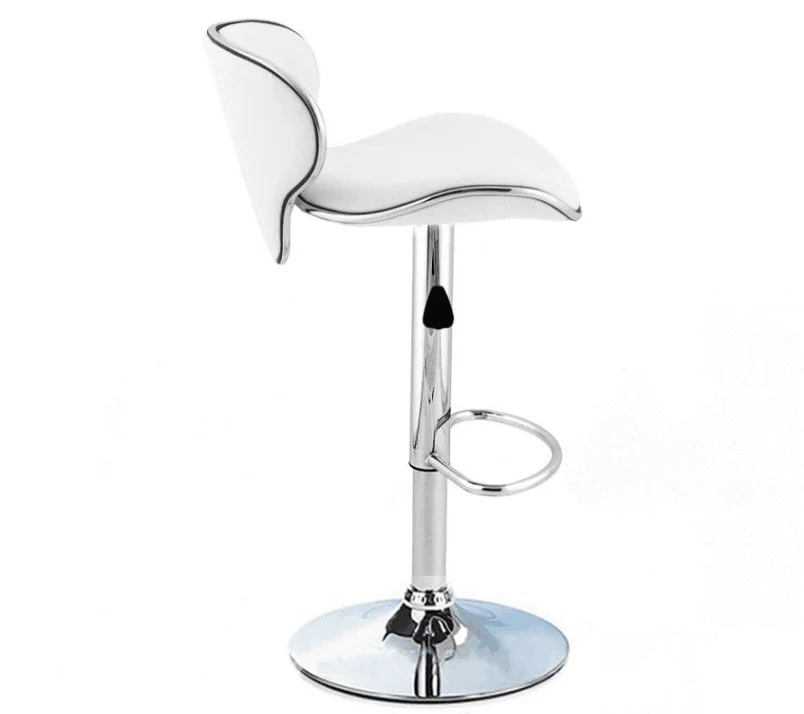 
Modern Airlift Adjustable Swivel Barstool Counter Height Fabric Swivel Bar Stools Chairs 