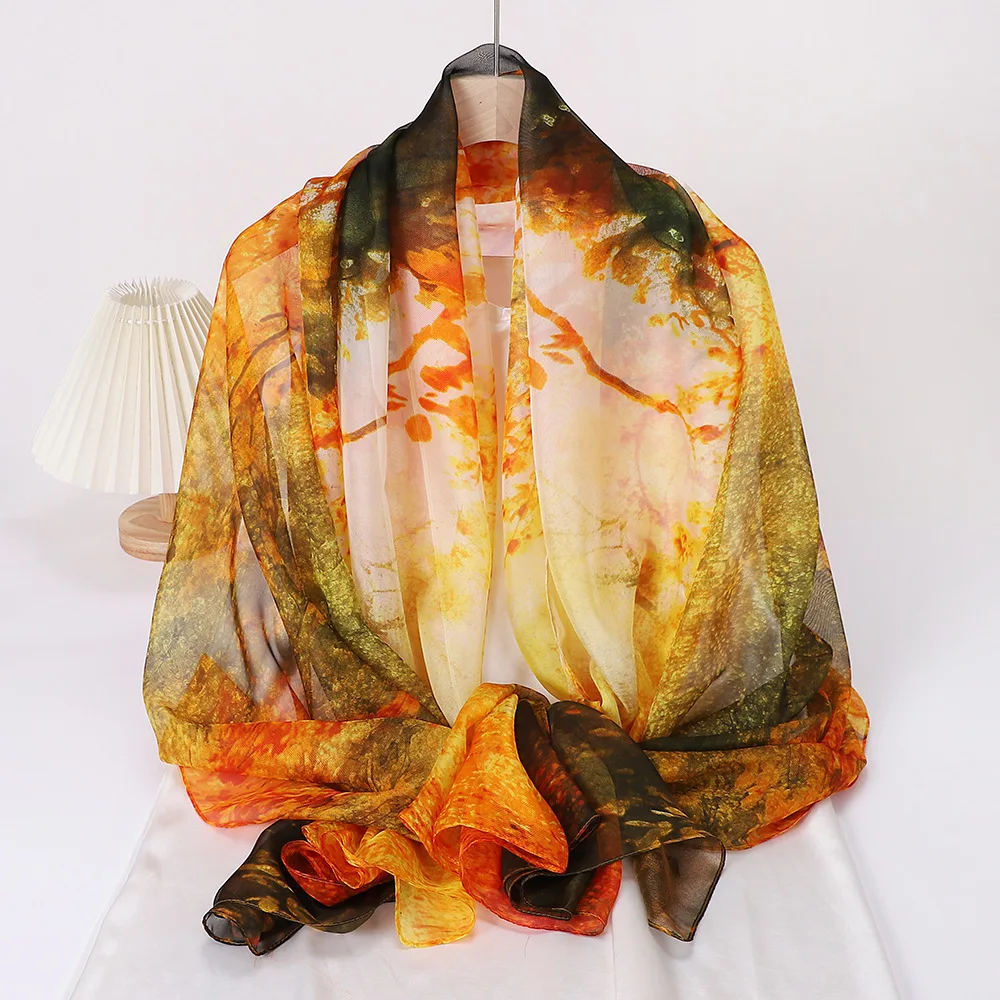 Low Moq Super Soft Eco Friendly Custom Print 100% Natural Bamboo Scarf Shawl foulards ethnic scarves & shawls foulard en coton