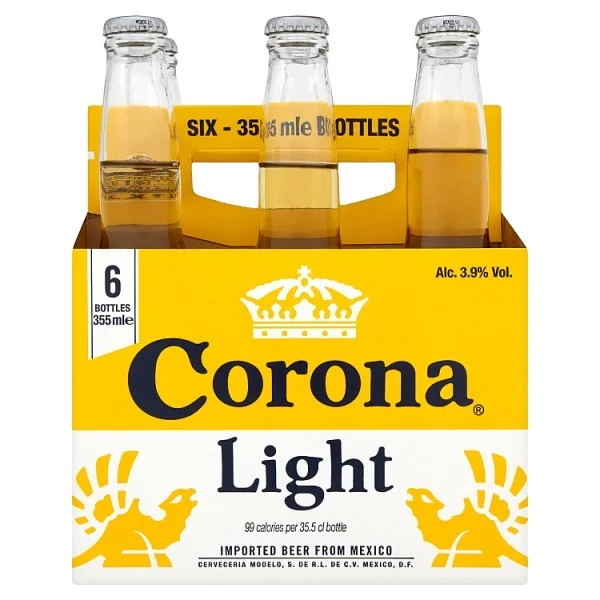 Bulk Corona Light Lager Bottles 6 Pack (355 ml) for sale  / Buy Corona Extra Mexican Lager Beer 18 pk 355ml Cans and bottles