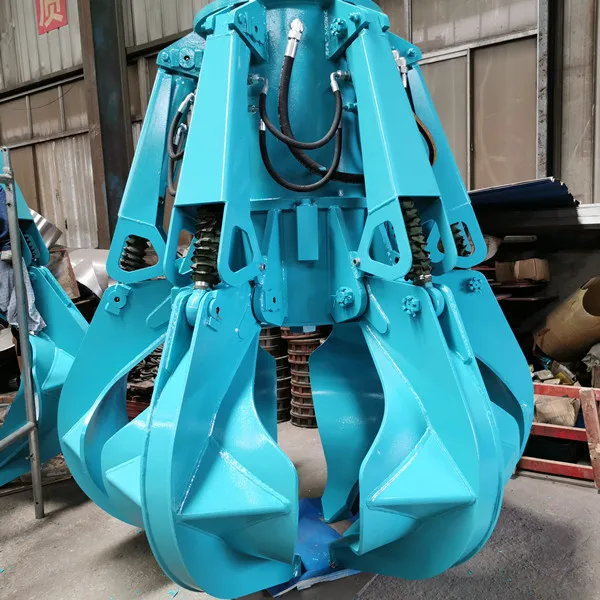 Электрогидравлический ковш для захвата лома для крана
