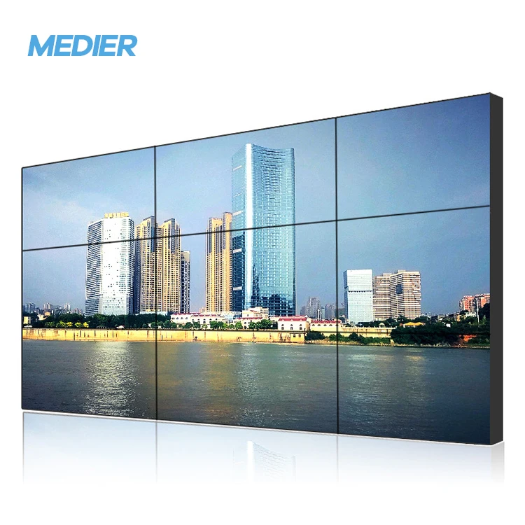 Medier 55 дюймов ЖК-видеостены Крытый 4k IPS ЖК-экран видеостены