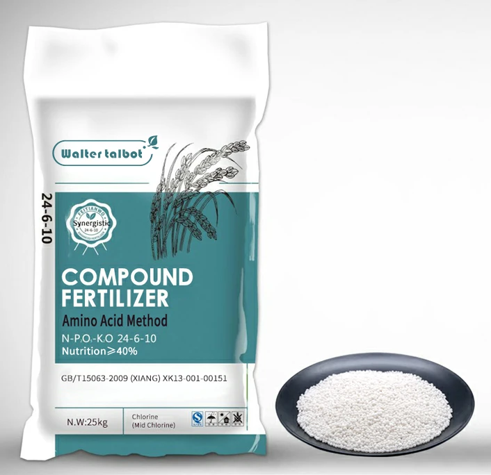
Compound fertilizer process amino acid method granulated for rice corn 
