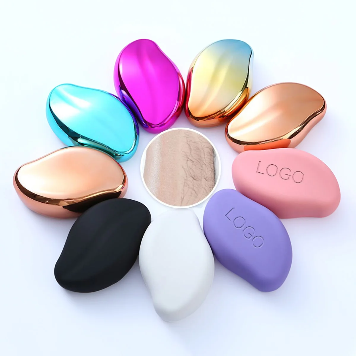 Custom Painless Crystal Hair Remover Waterproof Glass Eraser Hair Removal Epilator nano epilator