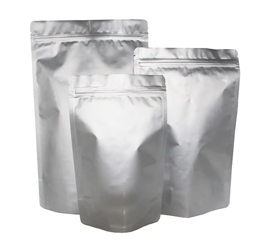  Mylar Aluminum Foil Bags Metallic Bag Storage Pouch for Food Tea 6 x 9