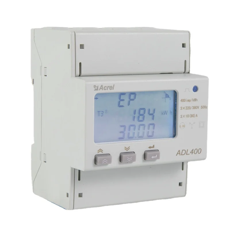 Acrel ADL400 Three-phase electricity meter on din rail with RS485 MODBUS-RTU