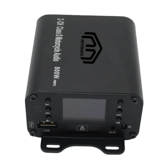 Mini Car Motorcycle MP3 Hi-Fi Stereo Audio Amplifier 2 channel motorcycle audio for ATV UTV GOLF