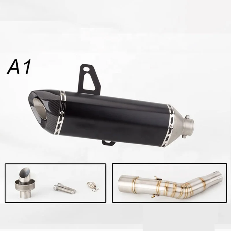 
Motorcycle Performance Muffler Exhaust Pipe For Vespa GTS300 GTS250 GTV 125 300 250 New arrived slip-on exhaust scooter exhaust 