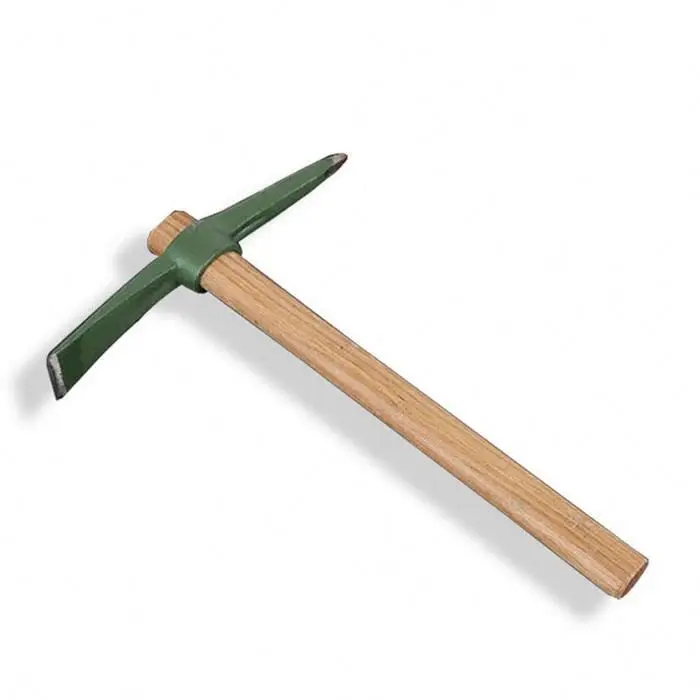
High Quality Steel garden Pick Head Pickaxe Head with wooden handle 