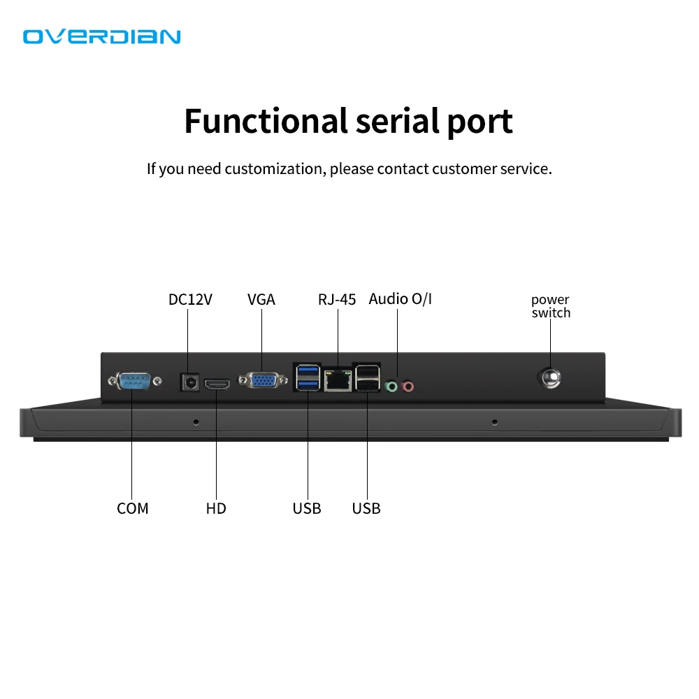 Industrial Touch Panel Pc Metal Low Temperature High Performance Rugged Industrial Touch All In One Pc