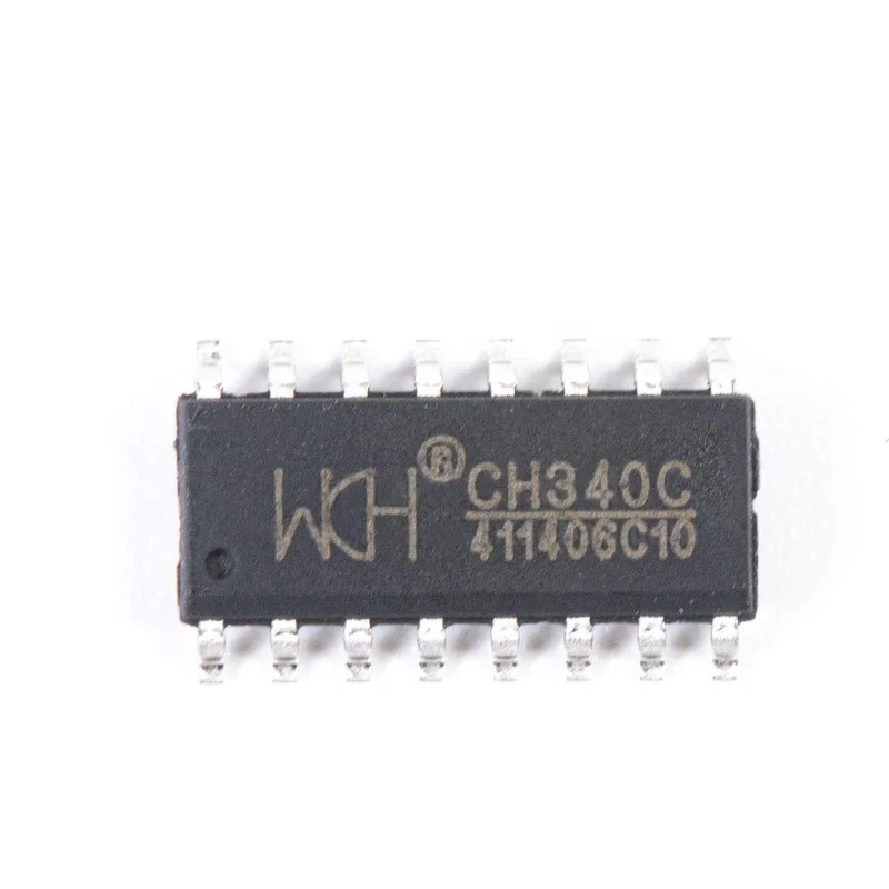 Original genuine chip CH340C CH340G SOIC-16 USB to serial chip with built-in crystal oscillator