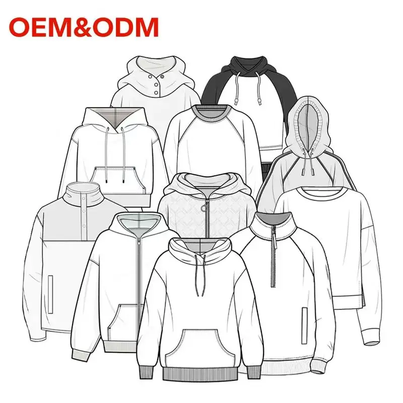 Wholesale Bulk Heavyweight Heavy Unisex High Quality Anti-Shrink Vintage Washed 500 Gsm Cotton Blank Plain Hoodies