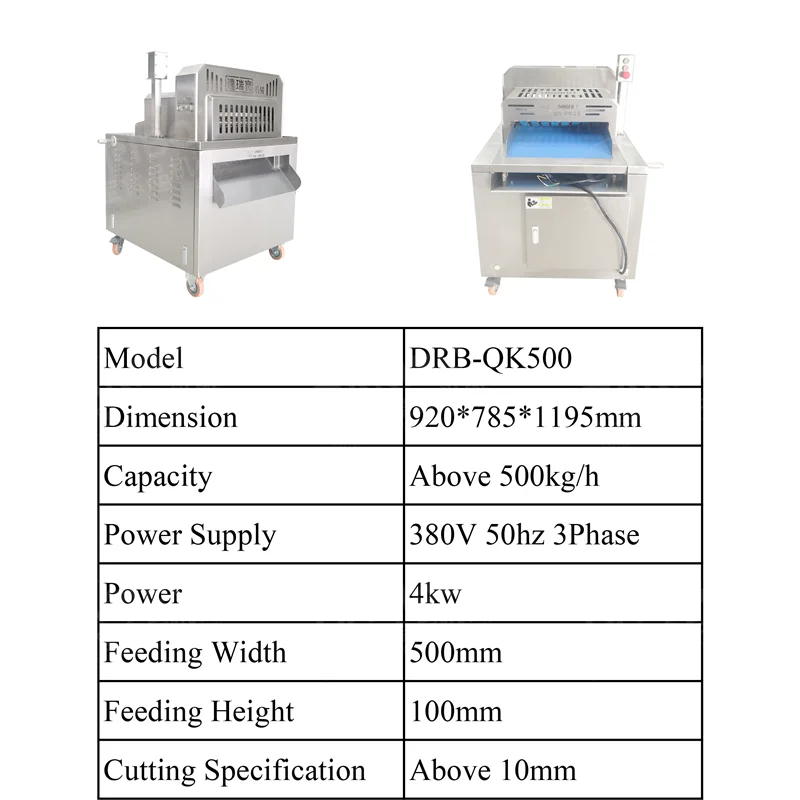 Factory Price New Design Frozen Chicken with Bones Goose Frozen Fish Swordfish Cutting Machine for Sale