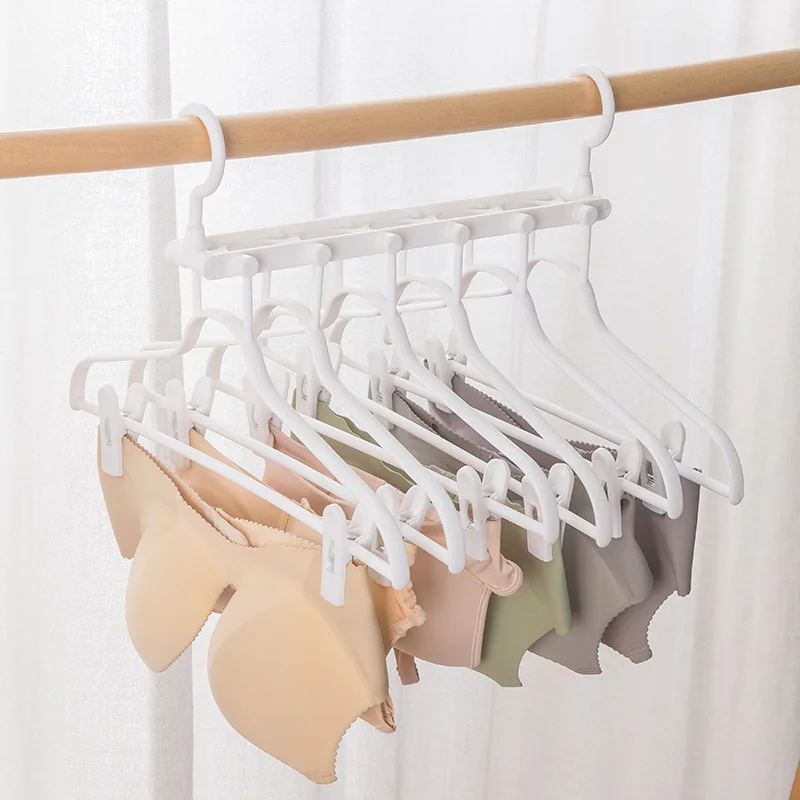 Multifunctional folding hangers for household clothes drying rack clothes drying machine pants rack