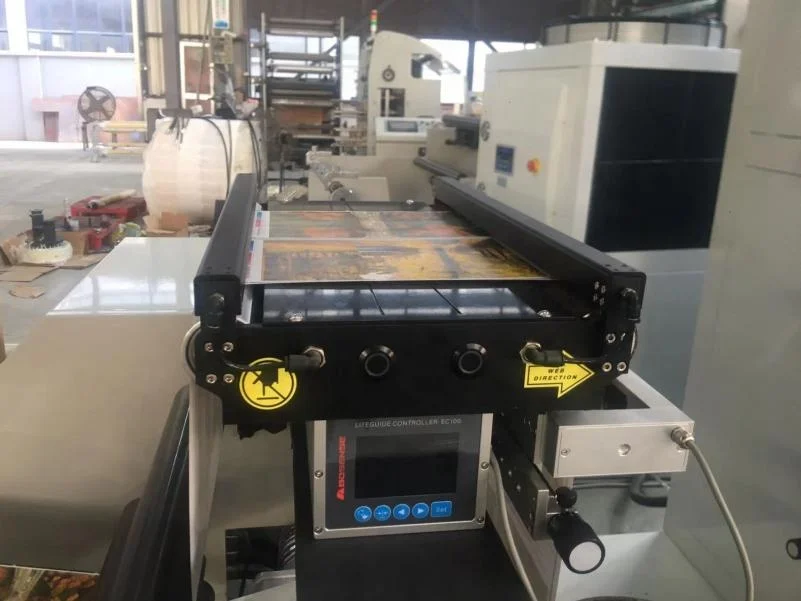 2 3 4 5 6 7 8 Color flexo adhesive label printing machine roll to roll with die cut