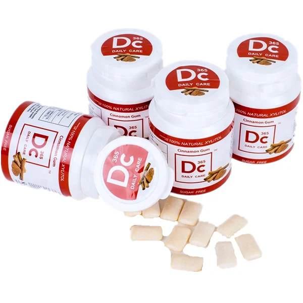 DC24 without sugar xylitol chewing gum   cinnamon  flavor chewing gum sugar free chewing gum