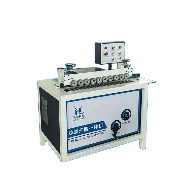Straightener slotting machine side panel automatic woodworking furniture aluminum edging linear door cabinet picture and