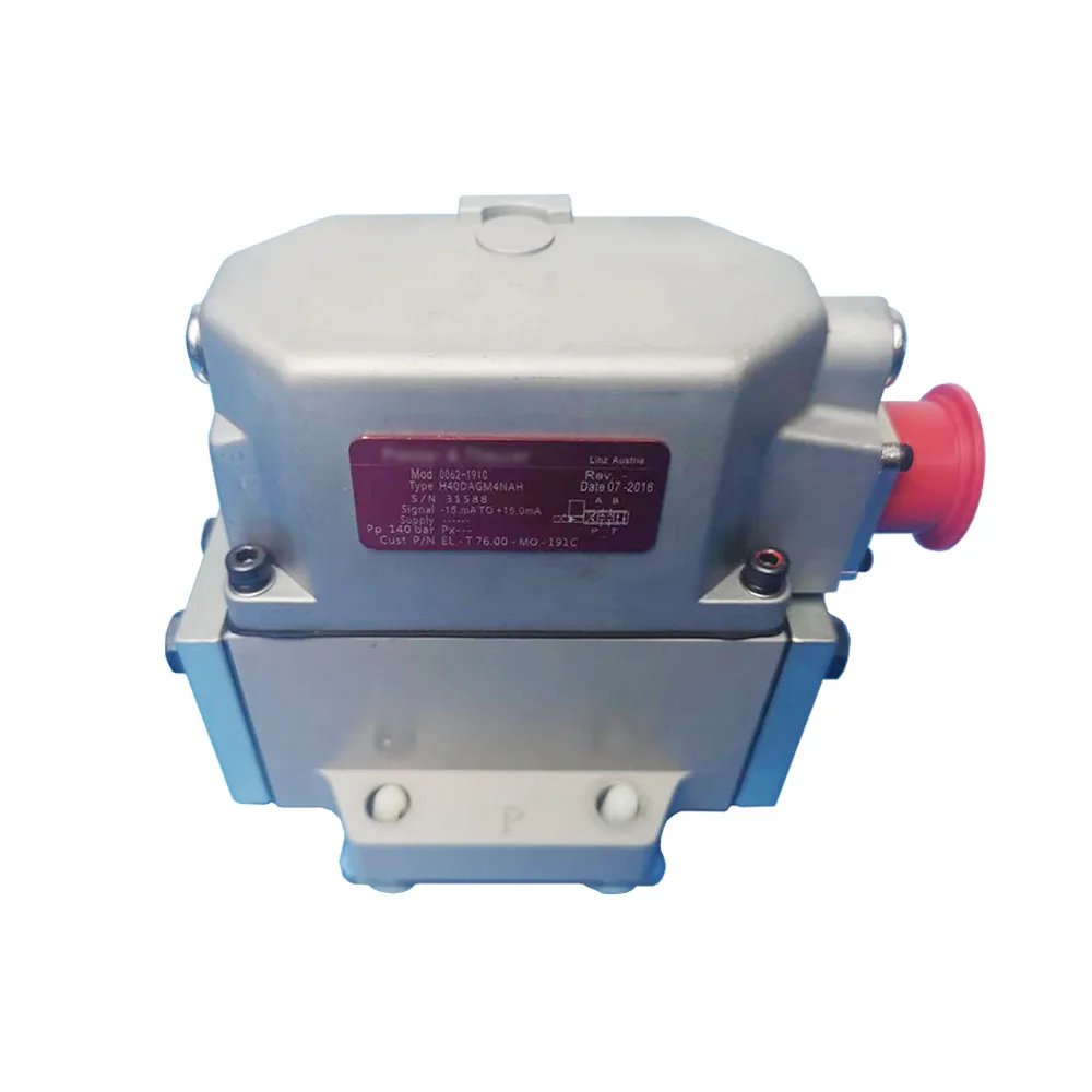 Railway Tamper Maintenance Replacements Parts Hydraulic Servo Valve EL-T76.00-MO-191C For Plasser And Harsco