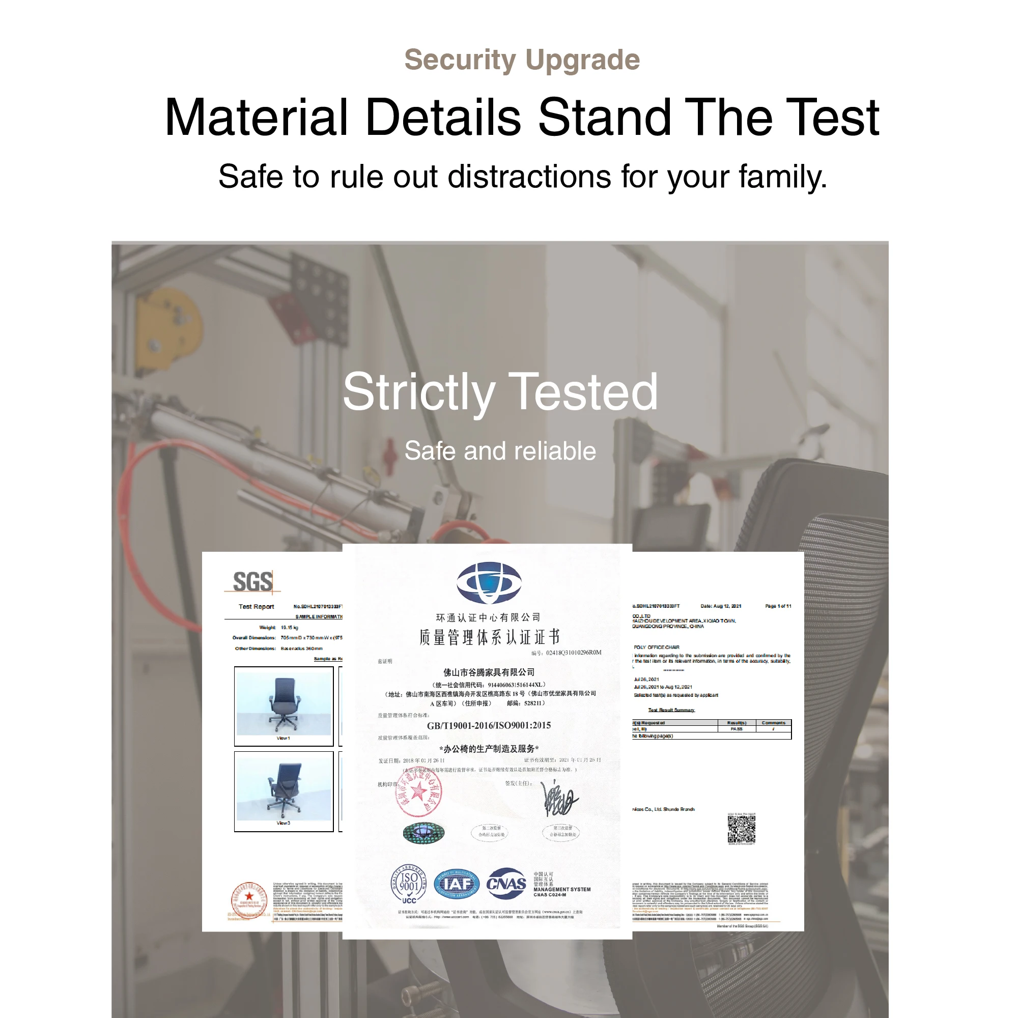 Modern Design Mid Back 3D Fabric Staff Swivel Chair With Lumbar Support