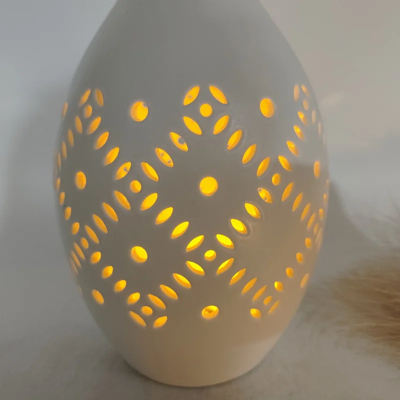 Modern Nordic Simple White Japanese Zen Coarse Pottery Ware Handmade Ceramic Vases for Flower Arrangement Wedding Decoration