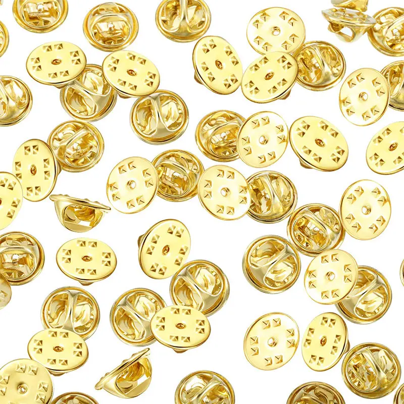 
Wholesale Metal Golden Butterfly Clutch Pins Back 