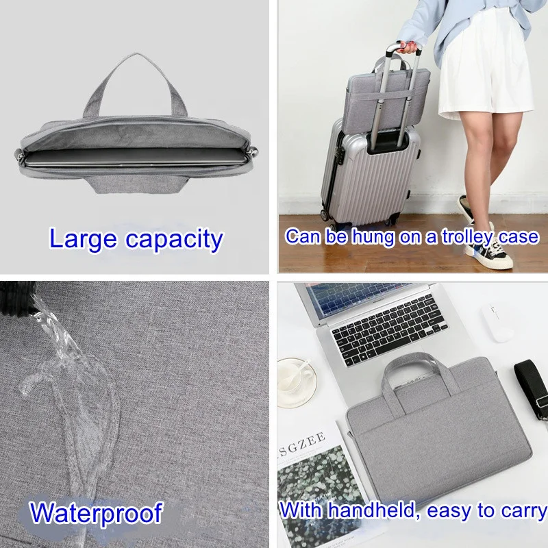 Factory Made Waterproof Custom Business Notebook Computer Laptop Sleeve Bag Laptop case 14 15.6 Inch