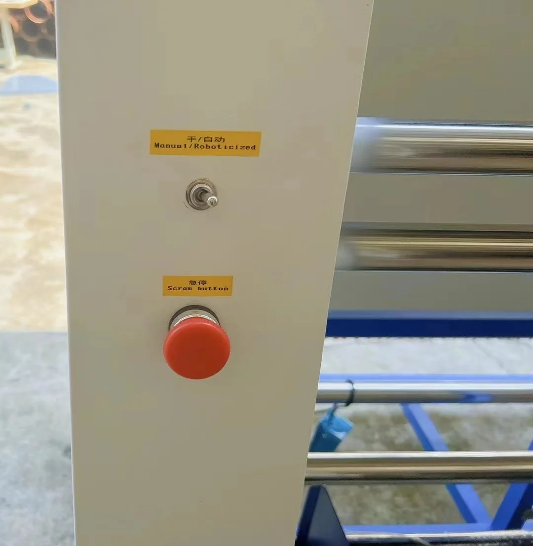 Automatic Textile rolling machine cloth winder roll to roll fabric coiling folding cutting machine fabric rewind