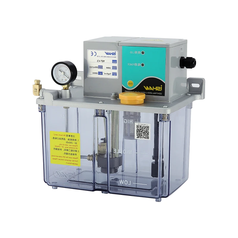 Factory Direct Sale Oil Lubrication Pump Electric Lubricator External PLC Control YET-C1 3L Thin Oil Resistance