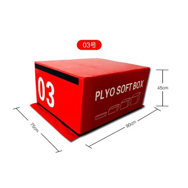 Gym Training Sit-UPS Safe Soft Plyometric Jump Box Plyo Soft pylo box