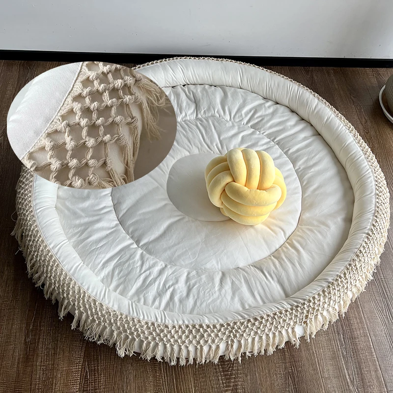 Pophorn White Washable Cotton Multifunctional Folding Newborn Bionic Bed Kids Bedding Set Portable Uterine Baby Bed Nest