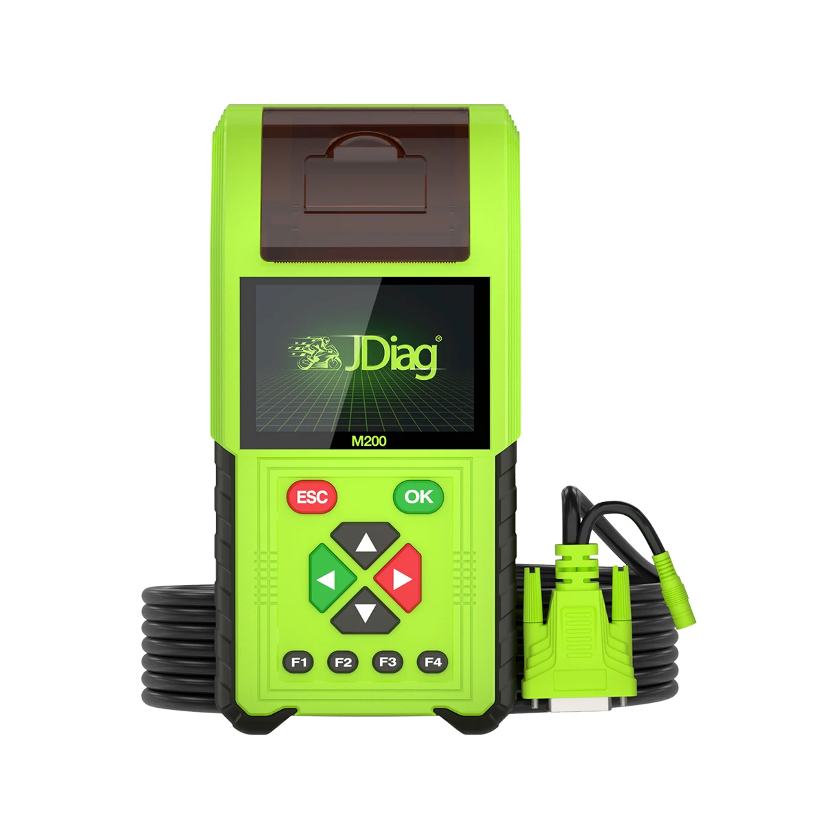 Новый продукт OBD2 мотоцикл диагностический сканер инструмент JDiag M200 сканирование OBD версия поддержка тестирования батареи