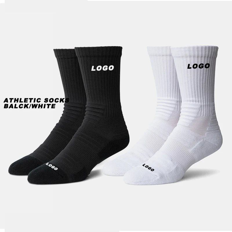 high quality Athletic Socks anti-slip skate sport crew socks for men custom basketball soccer socks