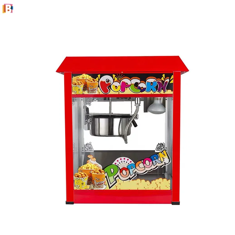 Industrial Commercial Popcorn Machine Cinema Big Electric Automatic Popcorn Maker