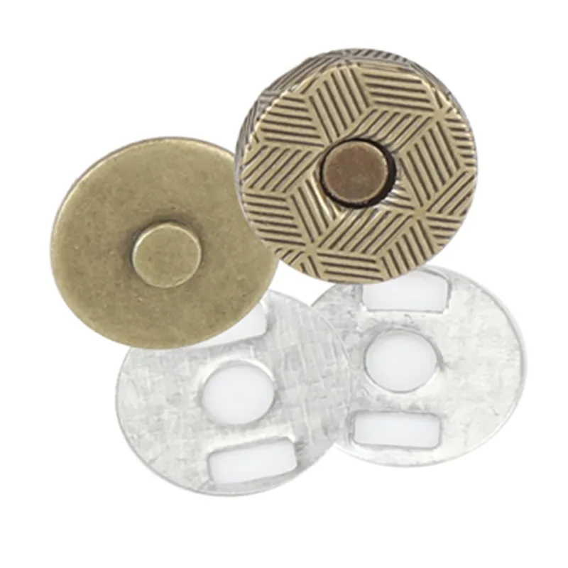 High Quality Thin Metal Magnetic Button For Women Bag 10mm Diameter In Bulk Price
