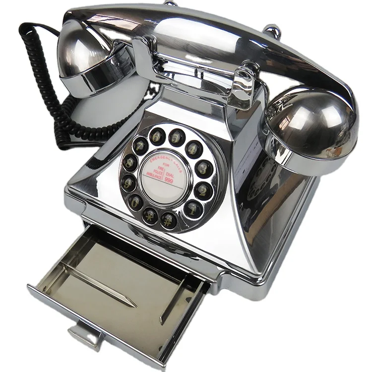 Retro Vintage Telephone 1929S Carrington Push Button Landline Corded Telephone