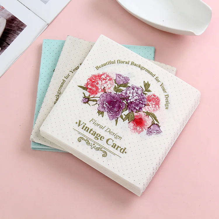 High Quality Private Custom Pattern Birthday Party Napkins