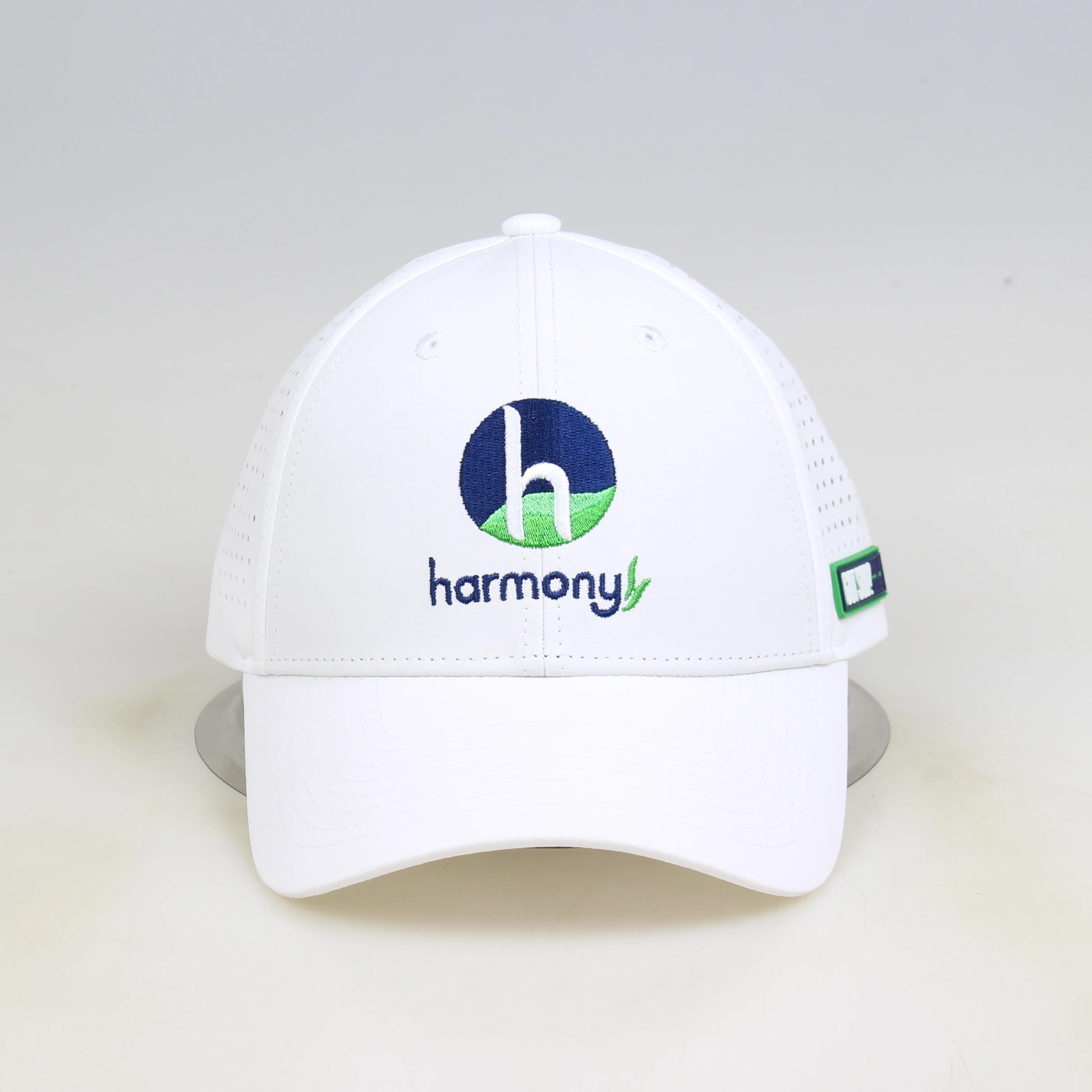 Embroidery Custom Logo Melin Waterproof Hydro Hat Running Laser Cut Hole Perforated Golf Baseball Cap Melin