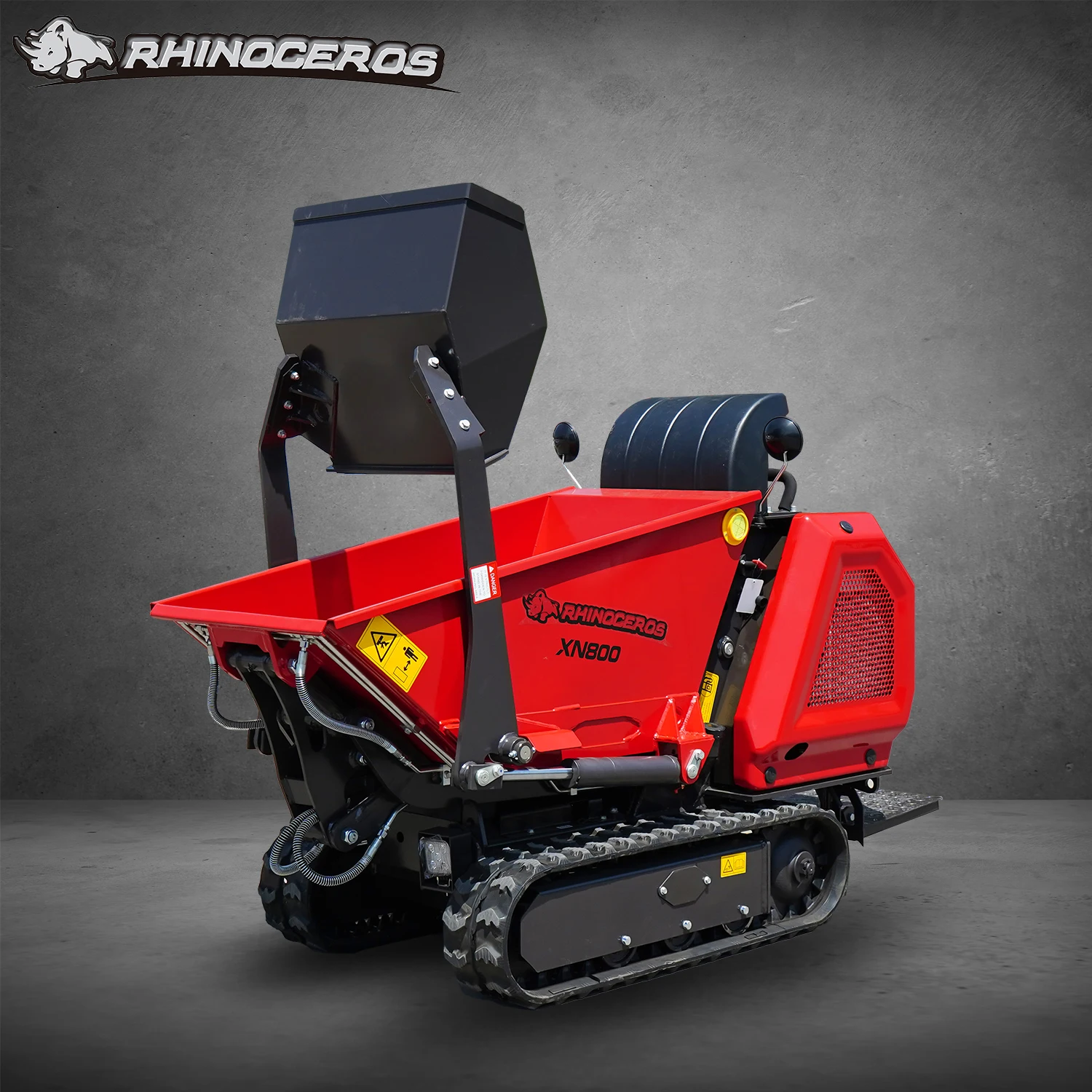 Mini Crawler Dumper Truck Used New Condition Motor Wheelbarrow Track Site Dumper Farm Work Mini Loader Core Engine Pump